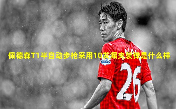 佩德森T1半自动步枪采用10发漏夹装弹是什么样
